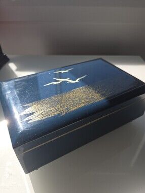 Vintage Japanese Otagiri Jewelry Music Box